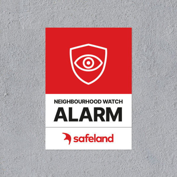 Skylt Alarm - A4